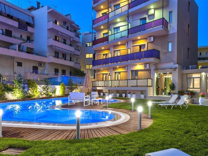 Leonidas Hotel & Apartments Ретимно Экстерьер фото