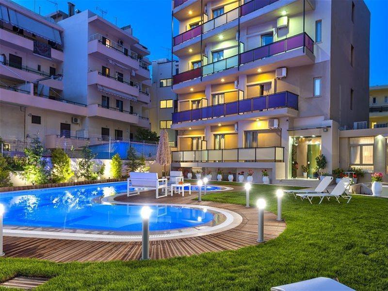 Leonidas Hotel & Apartments Ретимно Экстерьер фото